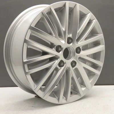 VOLKSWAGEN CADDY 16'' Silber Leichtmetallfelge 6J ET50 OEM X1 - Bild 1 von 4
