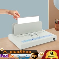 A4 Hot Book Glue Binding Machine 110v 3 Gears...
