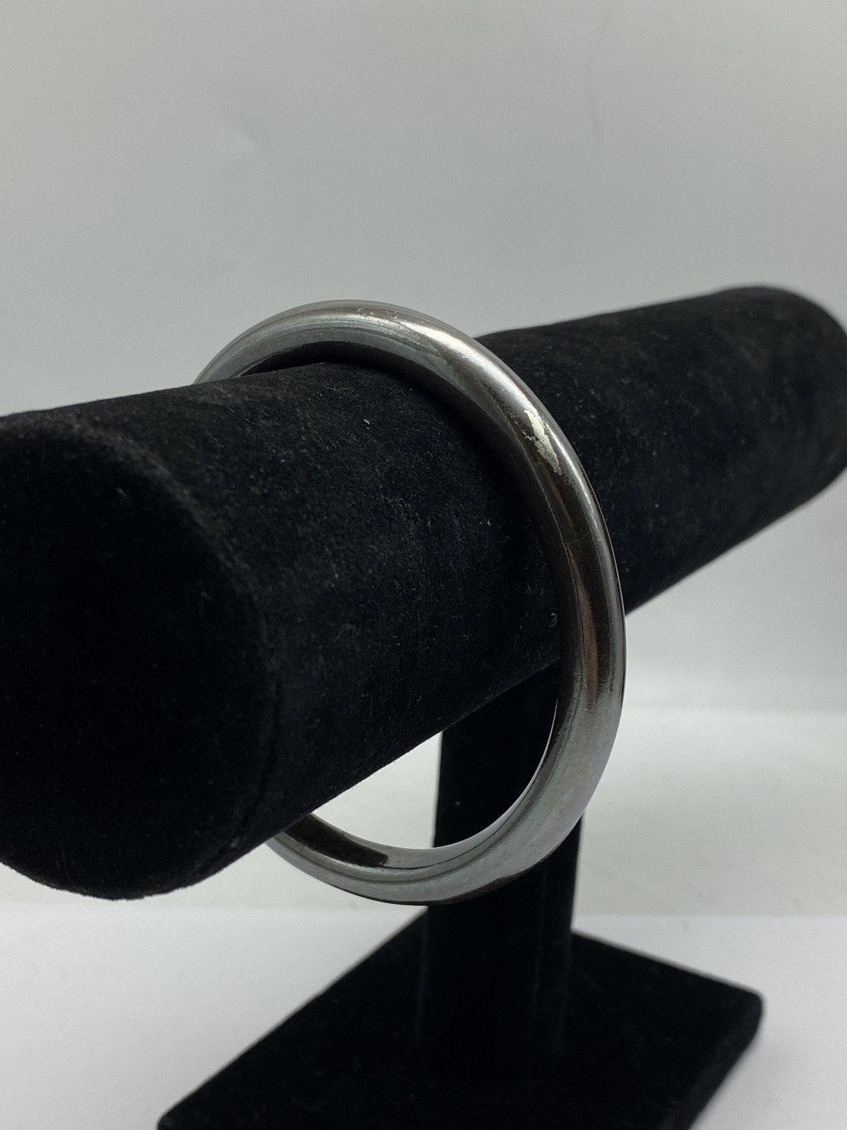 Sterling Silver Thick Decorative Bangle Bracelet … - image 2