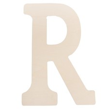 17 Inch DIY Large Wooden Alphabet Letter,Unfinished Wooden Letters for Home W...