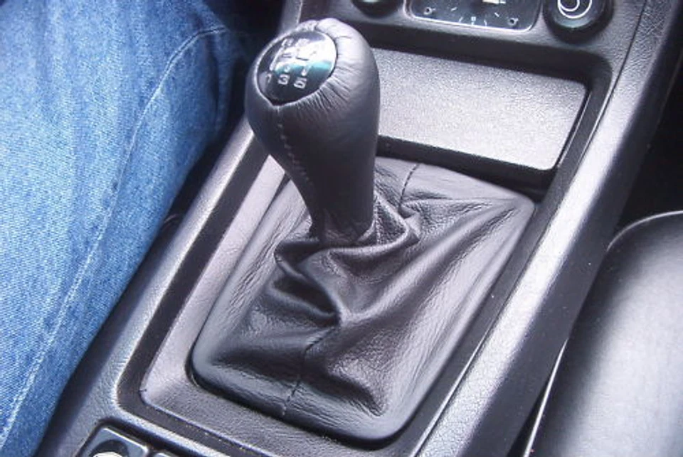 Porsche 924 944 968 928 cuero palanca de cambios + emblema  Foto 4 de 4