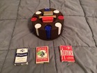 Poker Chip Rack- E.S. Lowe Co., Inc. - Revolving Plastic- 5 Decks Included — photo 1