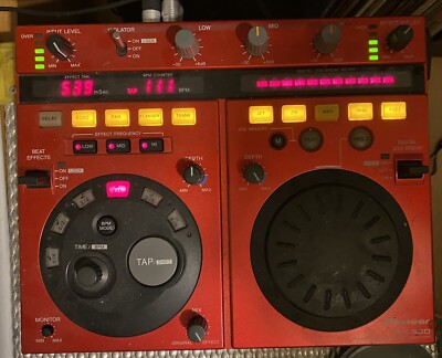 Pioneer EFX-500-R Performance Effektor EFX500 rot mit Leitungen