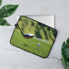 Golfing Themed Laptop Sleeve Cover Case Golf