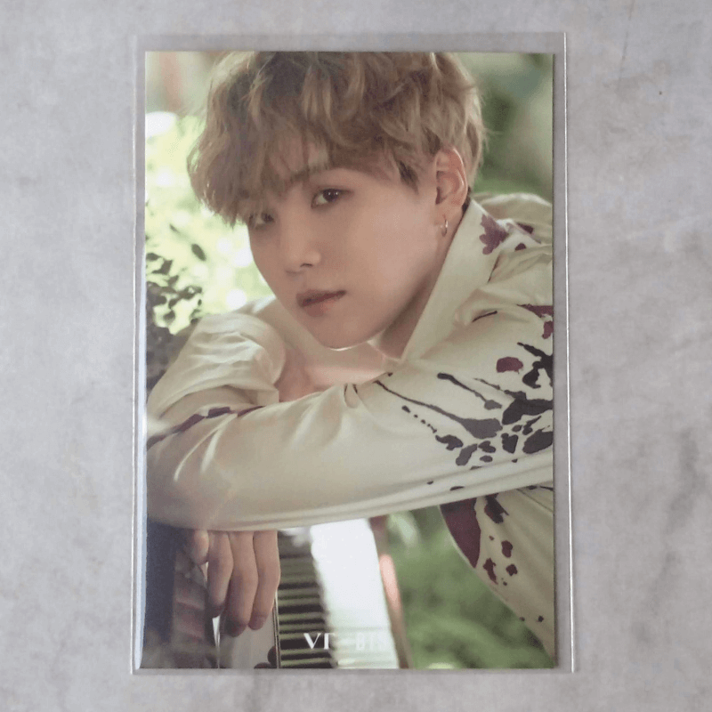 BTS X VT Cosmetics Perfume Official Limited Photo Card - Suga