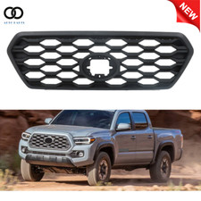 Front Grille Grill Insert Only For Toyota Tacoma Trd 2016-2023 Matte Black Mesh