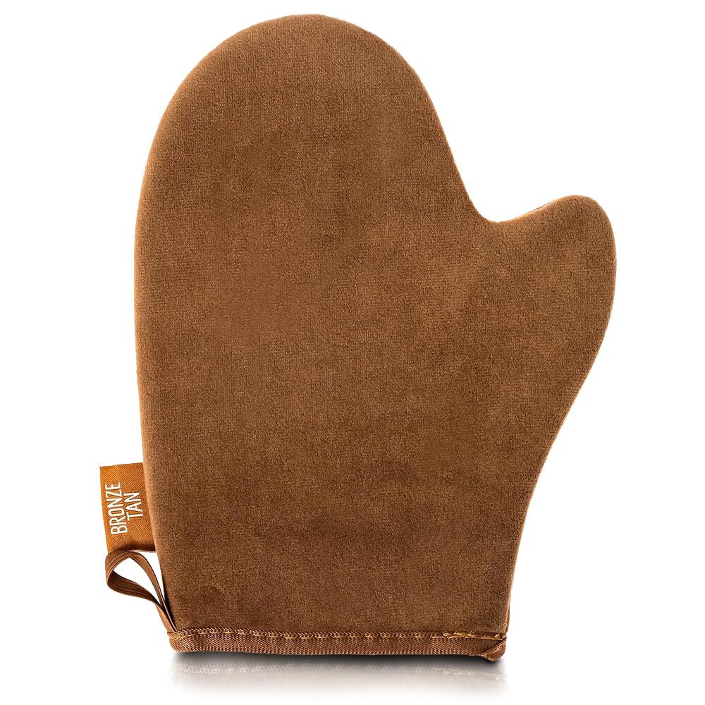 Bronze Tan Self Tanning Mitt Applicator With Thumb - Self Tanner Mitt.
