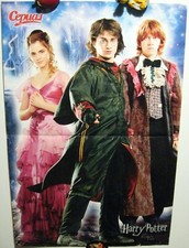 Harry Potter Daniel Radcliffe Emma Watson Rupert Grint magazine poster A3 16х11