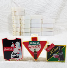 VINTAGE COCA COLA BLOW MOLD PLASTIC STRING CHRISTMAS LIGHTS COVERS (LOT OF 24)