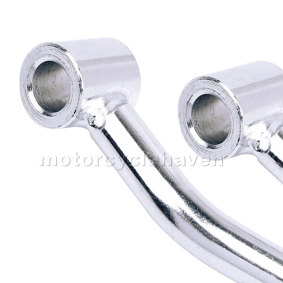 1995-up Honda Shadow Aero 1100 VT1100 C3 Saddle Bag Support Brackets Bars Chrome - Image 4 of 4