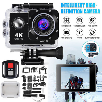 4K Action Camera Sport Video Underwater Waterproof Camera Wifi Remote For Go Pro