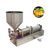 TECHTONGDA 1000-5000ml 1 Nozzle Paste Liquid Oil Fill Machine 110V Piston Filler