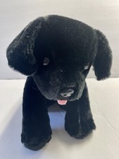 Black Lab Puppy Dog Melissa  Doug Benson Stuffed Animal Plush Labrador Tongue