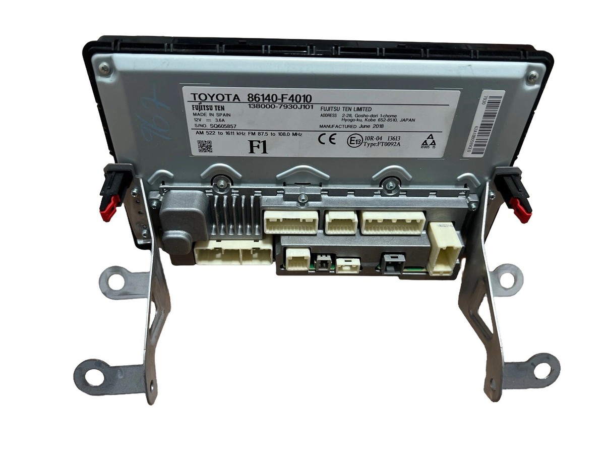 TOYOTA 86140-F4010 CHR FUJITSU MULTIMEDIA OEM USED FREE SHIPPING