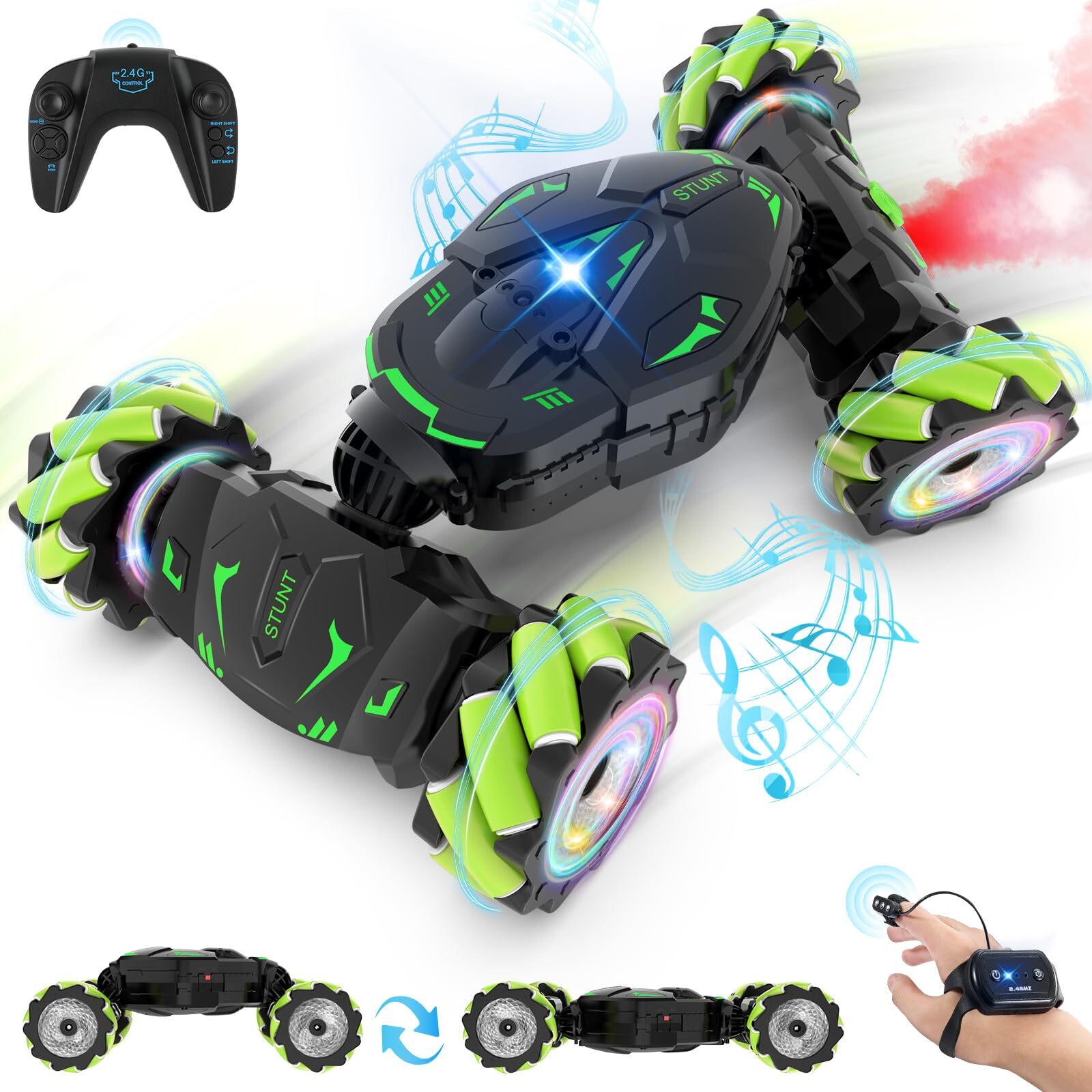 : 360&deg; Stunts, Music, And Lights-perfect For Boys & Girls