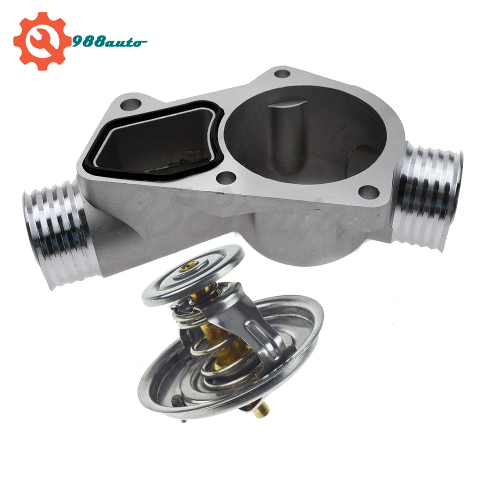 Thermostat & Upgraded Housing Kit 2PCS for 1991-1999 BMW 325i 525i M3 328i 323is - Image 4 of 4