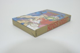 King's Knight (Nintendo NES) cartridge w/ Box, sleeve, manual, foam - oval seal
