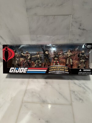 2008 G.I.JOE Cobra Desert Assault Squad  Extreme Conditions  SET 1 (MINT)