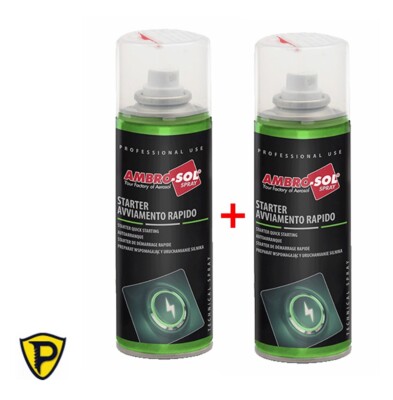2 Stück Ambro-Sol Schnellstart Starter Spray für Dieselmotoren Benzin 200ml
