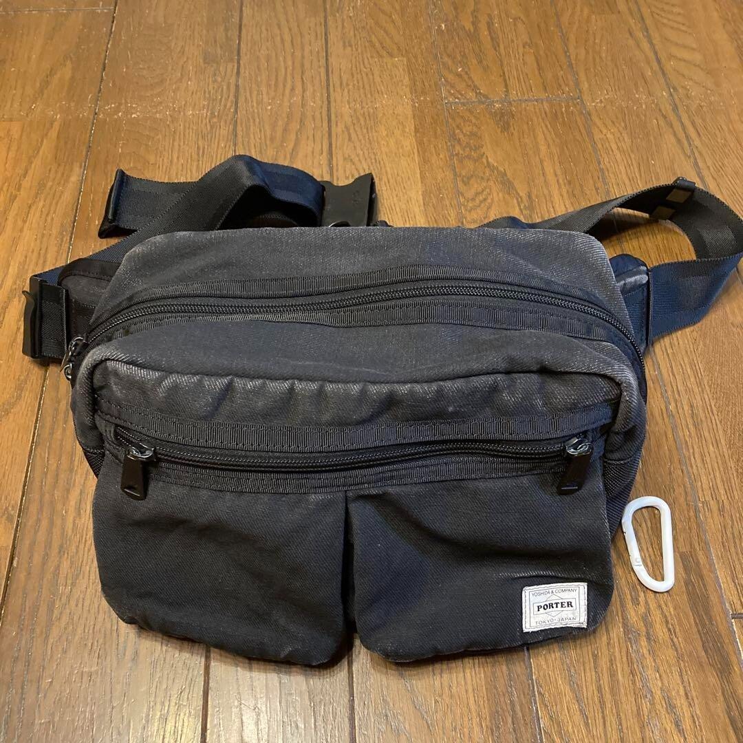 【美品】PORTER / SWITCH WAIST BAG Yoshida Porter Switch Waist Bag Black Rare From Japan Used