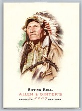 2007 Topps Allen Ginter #113 Sitting Bull