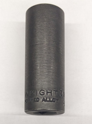 Wright Tool 15mm Deep Impact Socket Metric 3/8'' Drive 6 Point 39-15MM USA NOS