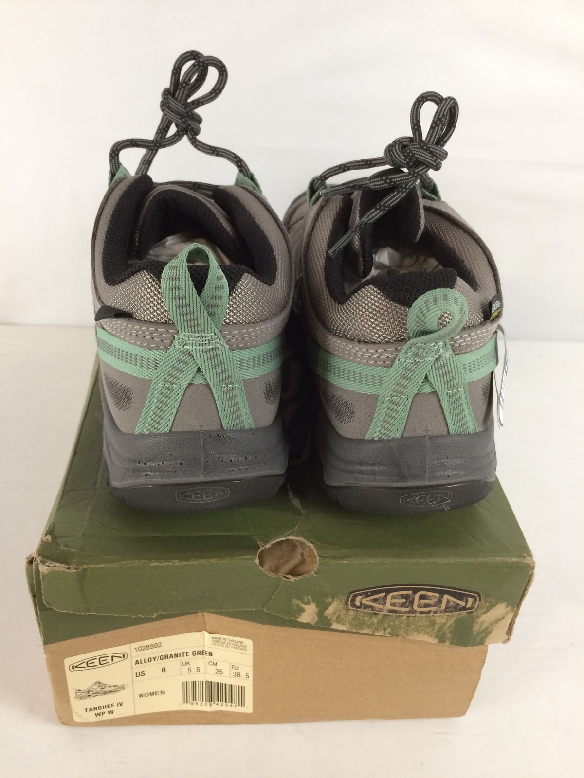 Open Box Keen Targhee IV WP Scarpe da Escursionismo Donna Lega Verde Granito W8