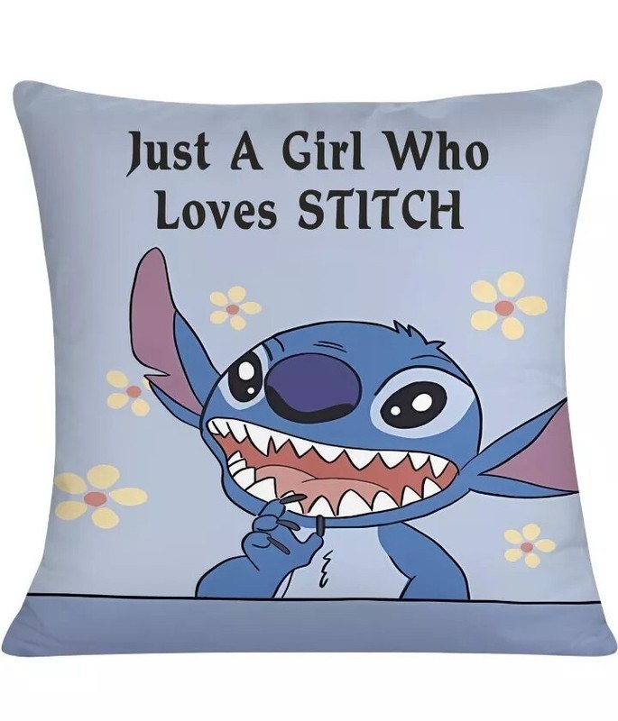 Stitch Cushion Cover Pillow Cartoon Stitch Cushions Cover Pillowcase Love Stitch