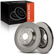 2x New Disc Brake Rotors for Mercedes-Benz CLS550 E550 E550 Rear Left & Right