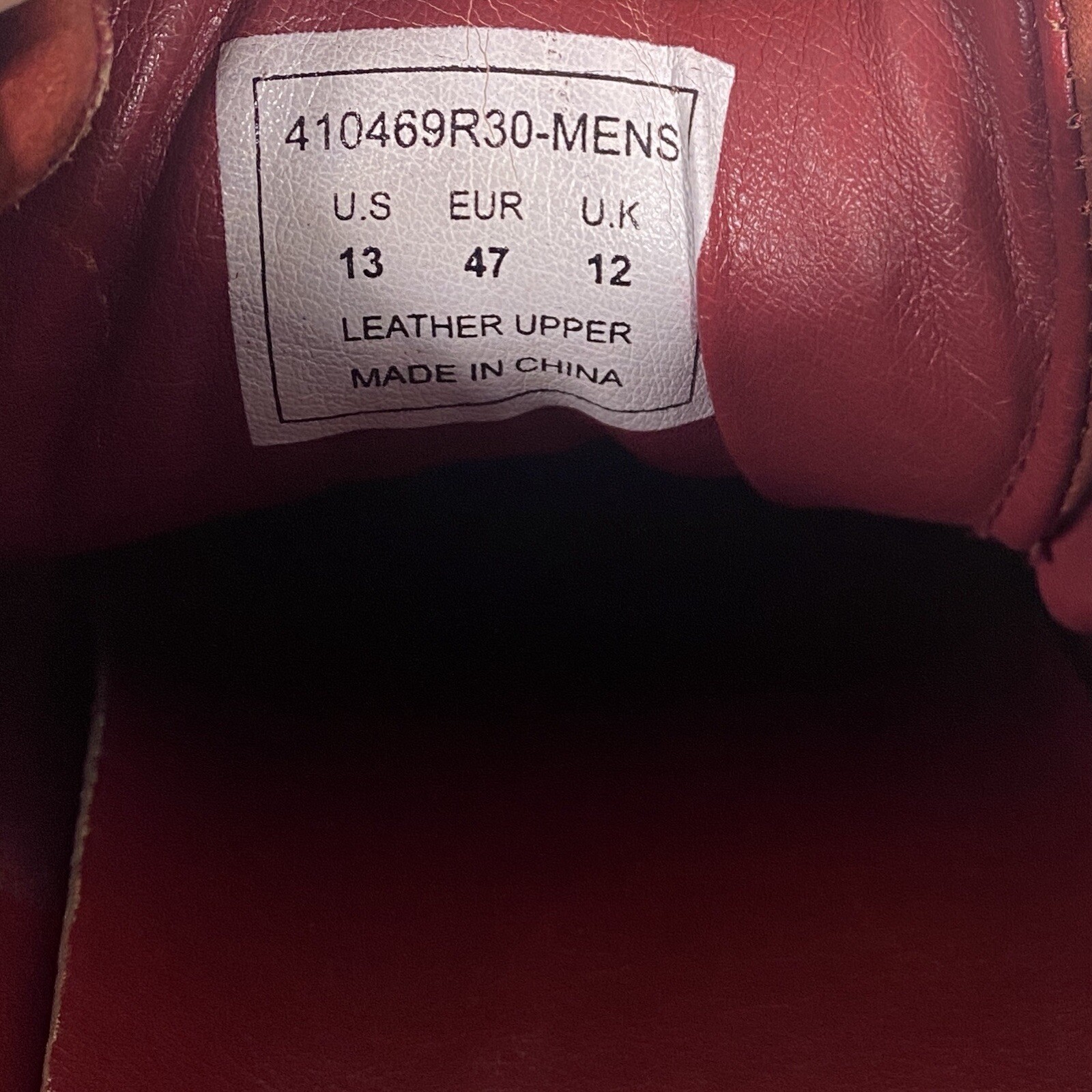 Pony BADASS NEW YORK ROSSO SCARPE BASSE UOMO TAGLIA US 13
