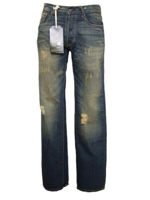 Men's Jeans Delayne69 Portland W 30 36 IT 44 50 Denim Vintage Distressed  Regular
