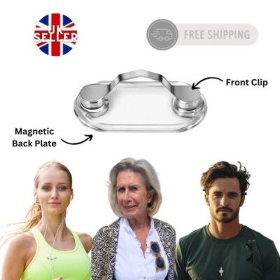 Strong Magnetic Sunglasses Holder Clip Eye Glasses Spectacle Brooch Unisex UK