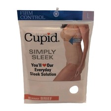 NEW Cupid Firm Control Comfortable High Waist Brief Size L Color Beige
