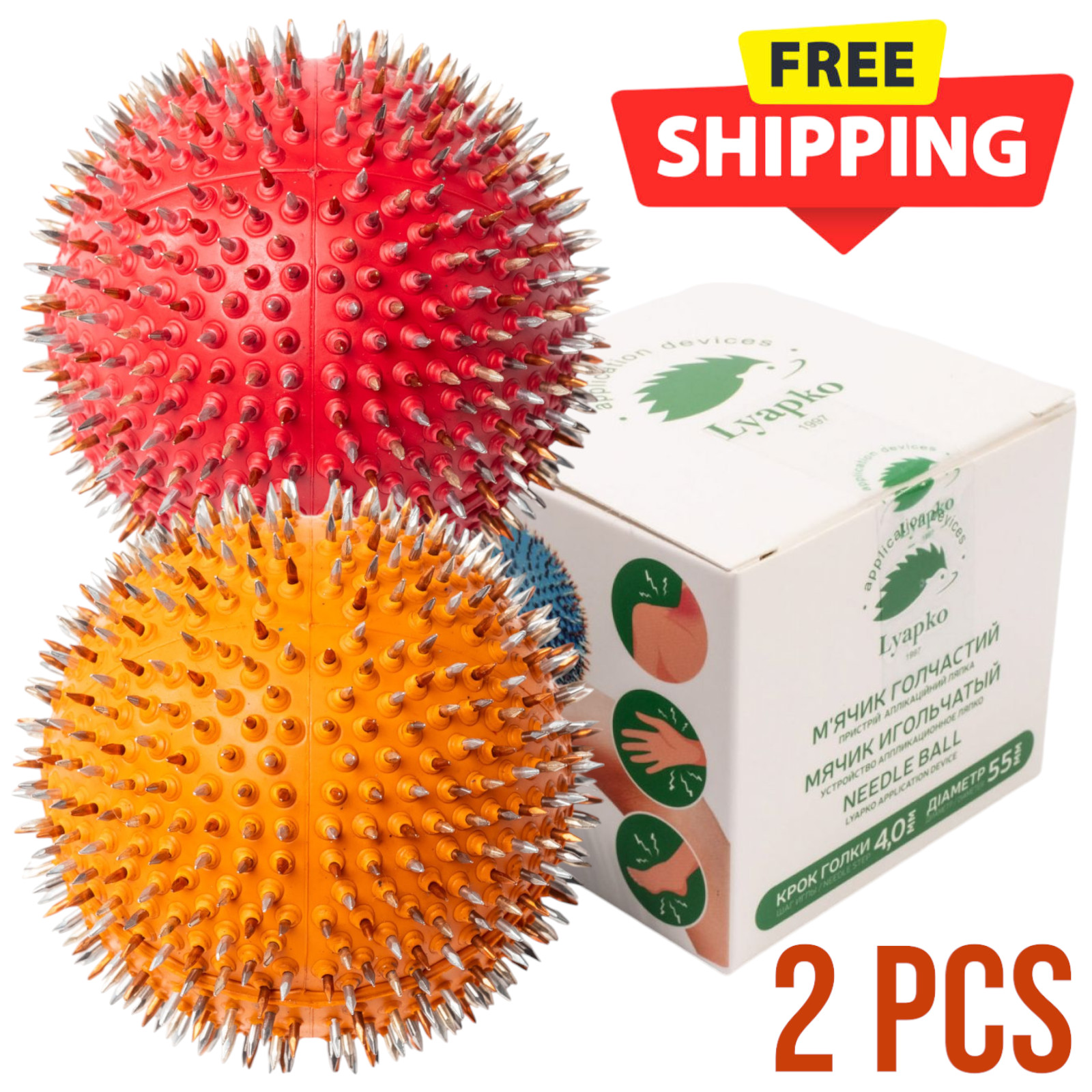 LYAPKO bolas de masaje de acupresión para aliviar el dolor de manos y pies ap...