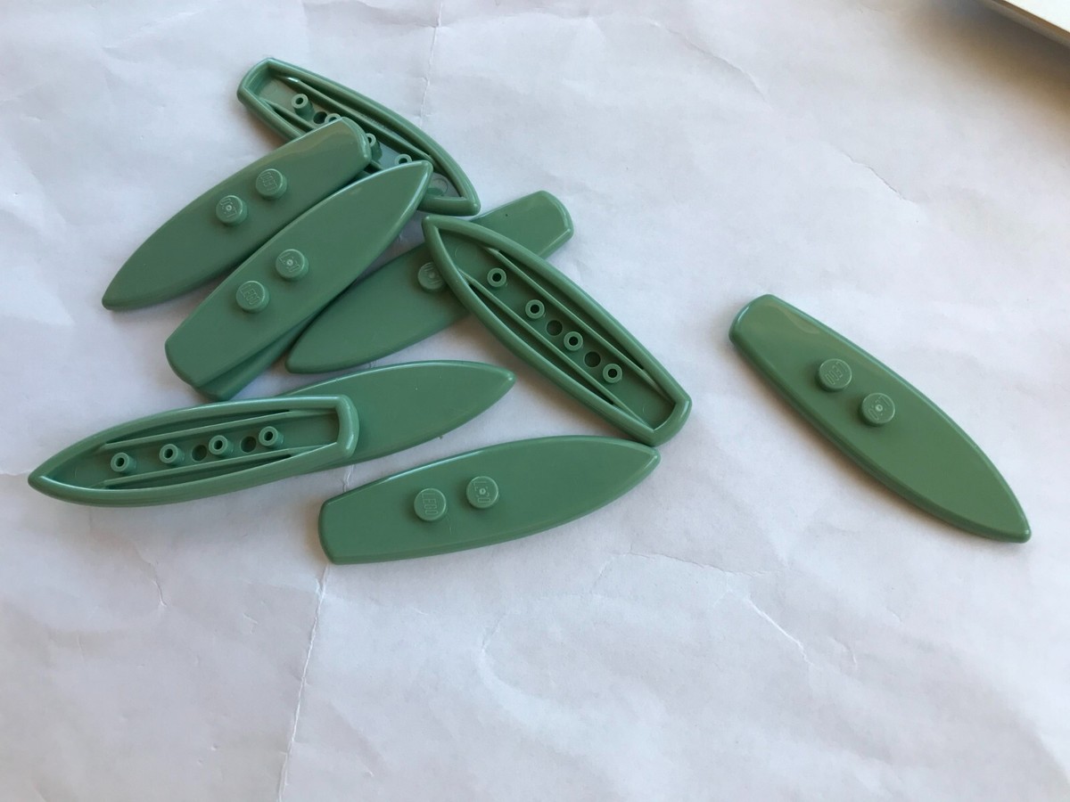 LEGO-NEW-#90397-SAND GREEN-SURFBOARD/LEAF-10 PIECES | eBay