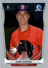 2014 Bowman Draft #CDP101 Jake Cosart Boston Red Sox Baseball Card