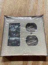 (1) NEW Wiremold Duplex Communication Plate V4048BF IVORY Made in USA sealed