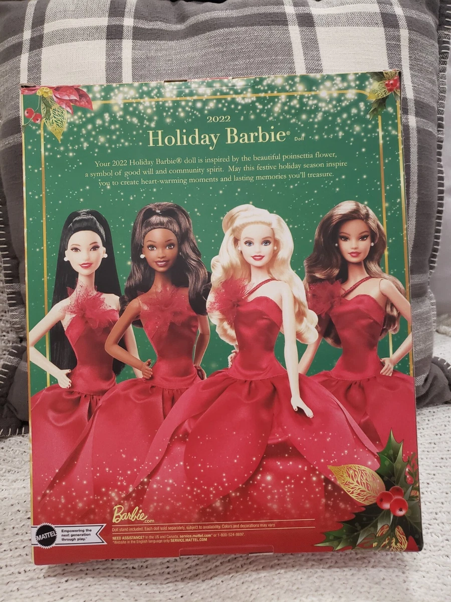 2018 holiday collector barbie store signature doll with stand
