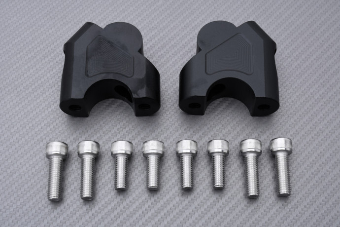 Pontets de guidon 30mm Suzuki V-Strom 650 pour soulager le dos en voyage