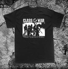 Class War Shirt - Human Liberation Rights Anti Government Anarchy Leftover Crack