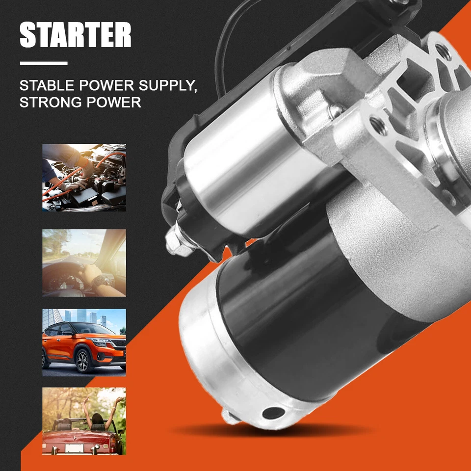 Starter Motor For 2010-2022 Nissan Pathfinder Armada Titan V8 5.6L 12V 2.0KW 9T - Image 3 of 4