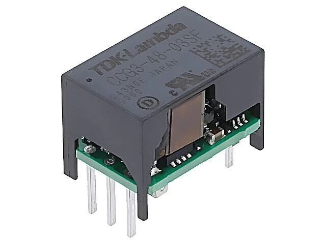 CCG3-48-03SF Wandler: DC/DC 3W UEing: 18-76VDC UAusg: 3,3VDC IAusg: 80mA THT TDK - Bild 1 von 1