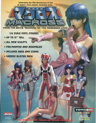 1998 Action Figure Toy PRINT AD ART - Macross Do You Remember Love Movie Anime