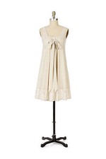 Anthropologie Linen "Ice Memory Dress" L
