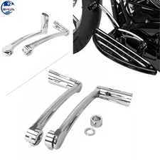 Chrome Shallow Cut Heel Toe Shift Lever&Shifter Pegs For Harley FLHX 1997-2021