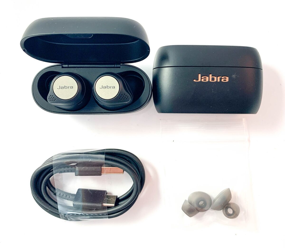 Jabra - Elite 4 Active True Wireless Noise Cancelling In-Ear Headphones -  Black