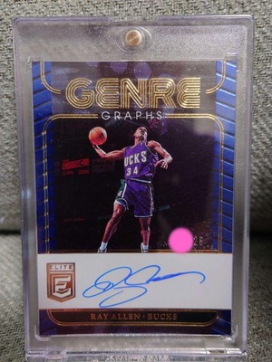 Nba Ray Allen Auto 25 Siri Donruss Elite | eBay