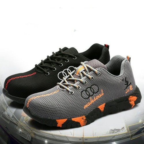 Zapatos De Trabajo De Seguridad De Punta De Acero Para Hombre Botas  Construcción | eBay