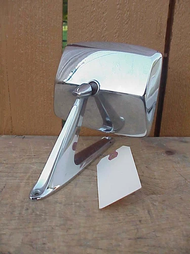 1967-1979 Ford Bronco & Trucks Drivers  Mirror Excellent W/New Glass! Galaxie