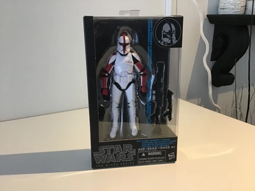 STAR WARS BLACK SERIES BLUE LINE #13 CLONE TROOPER CAPTAIN